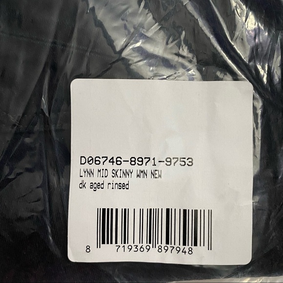 G-Star Raw Lynn Mid Waist Skinny Jeans W24 L30 Dark Blue Wash Stretch 24 - Picture 11 of 14